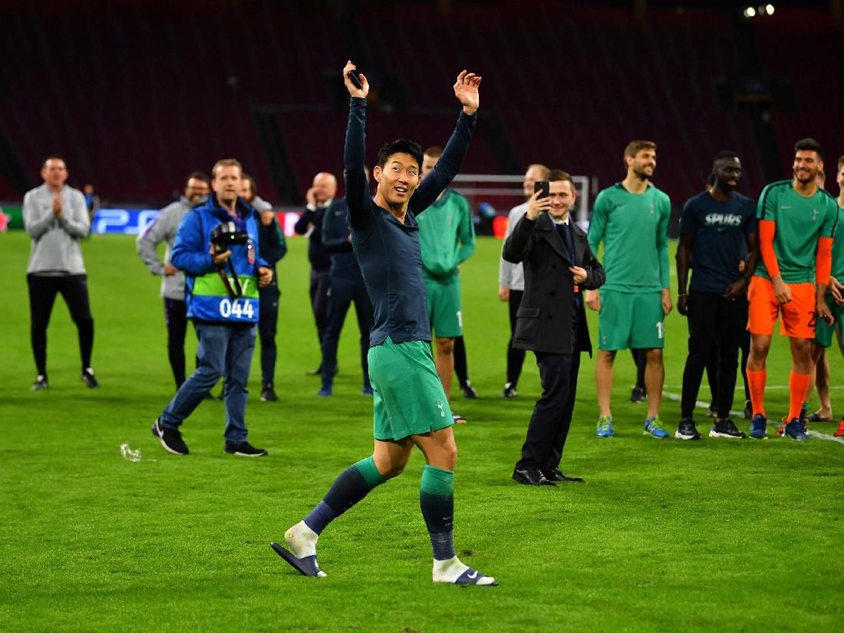 Pemain Tottenham Hotspur, Son Heung-min. (Foto: Dylan Martinez/Reuters)