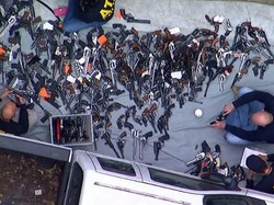 1.000-an Senjata Api Disita dari Rumah di Kawasan Elite Los Angeles