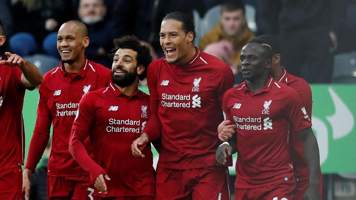 Liverpool di Liga Inggris 2018/2019. (Foto: Lee Smith/Reuters)