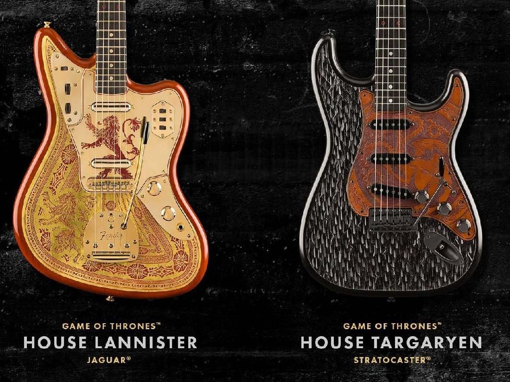 Fender Bikin Gitar Edisi Game of Thrones Fender Bikin Gitar Edisi Game of Thrones