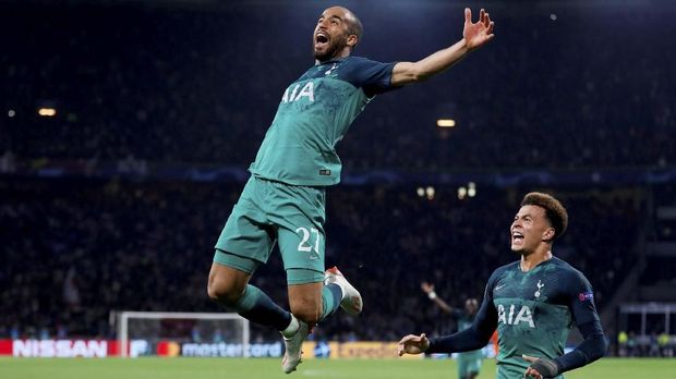 Lucas Moura menjadi penentu langkah Tottenham ke final Liga Champions 2019.
