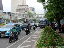 Massa Demo di Bawaslu Bubar, Lalin Kembali Lancar