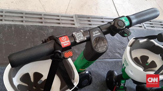Cara Sewa Skuter Listrik GrabWheels
