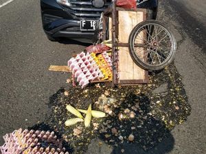 Penjual Telur Tewas Usai Tertabrak dan Terseret Mobil di Sukabumi
