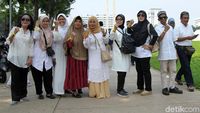 Penampakan Massa Pita Kuning yang Akan Demo KPU-Bawaslu Pukul 13.50 WIB