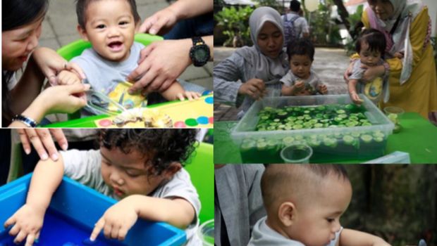 Kemeriahan Ultah Pertama Anak-anak Anggota Birth Club April 2018