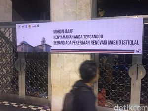 Akhirnya Masjid Istiqlal Renovasi Besar-besaran
