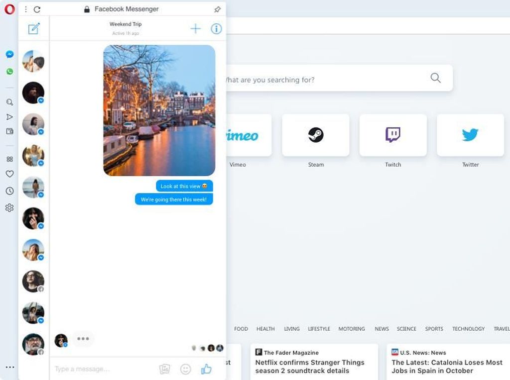 Rutin Pakai WhatsApp Web? Patut Cek Fitur Baru Browser Opera Rutin Pakai WhatsApp Web? Patut Cek Fitur Baru Browser Opera