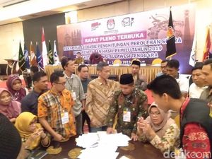 Saksi PKS Protes Minta C1 Plano Disajikan, Pleno KPU Sultra Ditunda