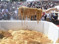 3 Rekor Mie Instan, Ada Mie Terbesar dan Terpanjang di Dunia