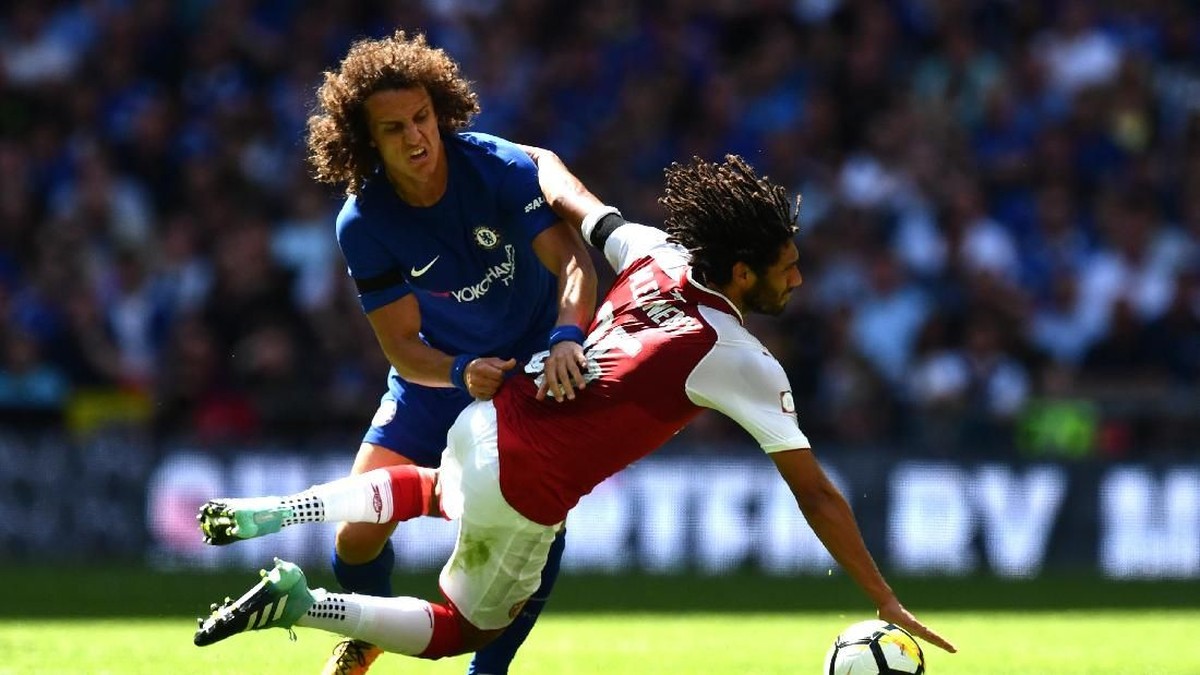 David Luiz bertekad mengantar Chelsea juara Liga Europa untuk menghentikan Arsenal ke Liga Champions. (Foto: Dan Mullan / Getty Images)