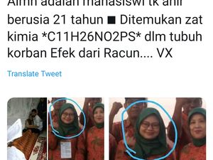 Disebut-sebut dalam Hoax Petugas KPPS Diracun, Apa Itu Racun VX? Disebut-sebut dalam Hoax Petugas KPPS Diracun, Apa Itu Racun VX?