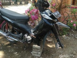 Aneh! Maling Motor di Situbondo Ini Hanya Curi Roda Depannya Saja