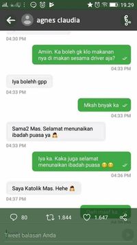 gambar 2 - viral ojol dapat order pizza untuk buka puasa sendiri
