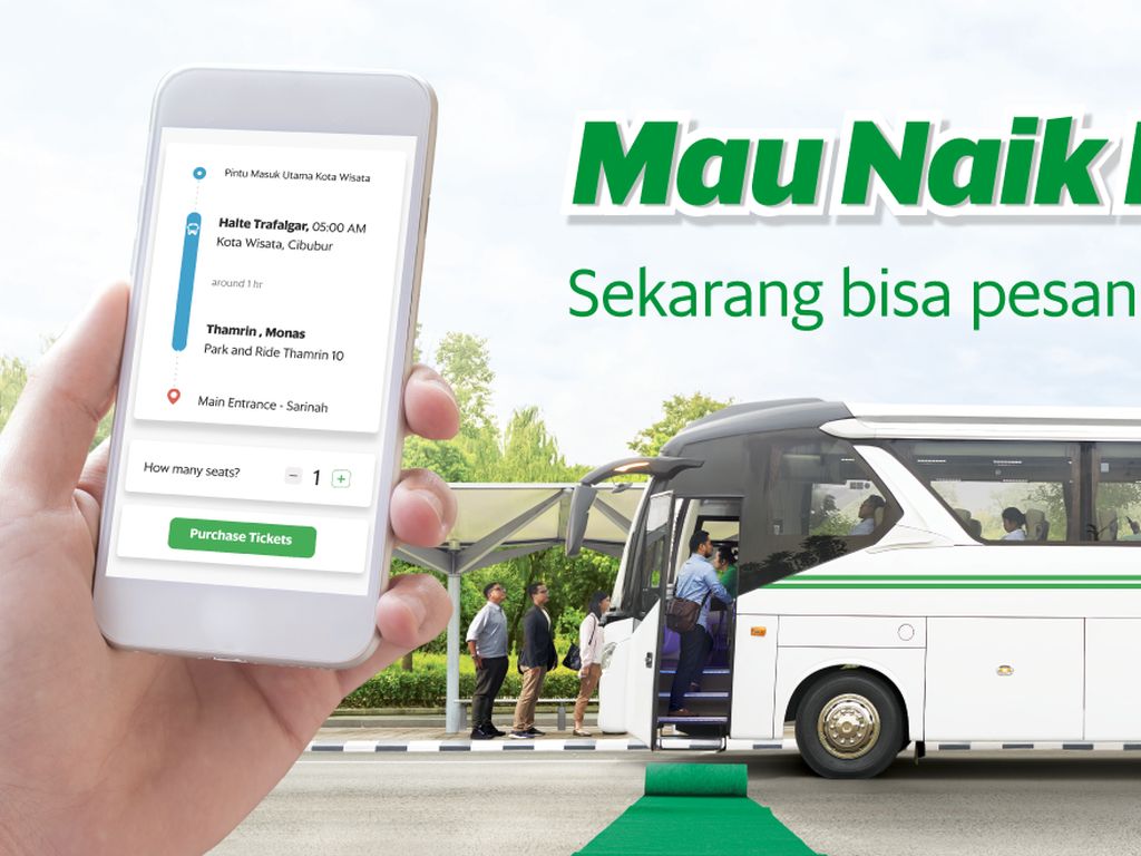 Pesan Tiket Bus Kini Bisa Lewat Aplikasi Grab Pesan Tiket Bus Kini Bisa Lewat Aplikasi Grab
