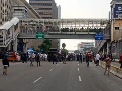 Busway Tertutup Pendemo Bawaslu, Rute TransJ Arah Monas Dialihkan