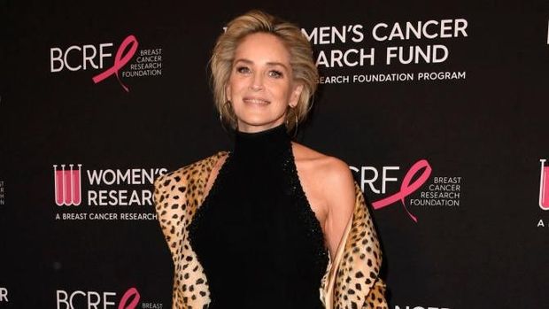 LOS ANGELES, CA - JANUARY 28:  Sharon Stone at Steven Tyler and Live Nation presents Inaugural Gala Benefitting Janie's Fund at Red Studios on January 28, 2018 in Los Angeles, California.  (Photo by Neilson Barnard/Getty Images)