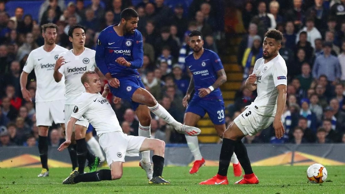 Chelsea unggul 1-0 atas Eintracht Frankfurt di babak pertama leg kedua semifinal Liga Europa. (Foto: Hannah Mckay/Reuters)