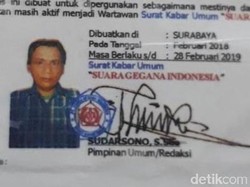 Pembunuh Jurnalis Surabaya Serahkan diri, Motif Pelaku Masih Misteri