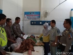 Korban Laka Lantas Ini Menangis di Depan Polisi, Ada Apa?