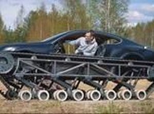 Ketika Bentley Dimodif Jadi Tank