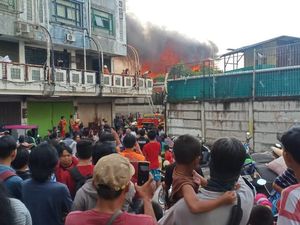 Kebakaran Terjadi di Kampung Bandan Pademangan