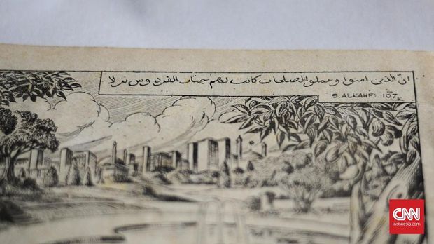 Bagian penutup 'Taman Firdaus' (1958).