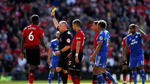 Manchester United kalah dari Cardiff City pada pertandingan terakhir di Liga Primer Inggris musim ini.