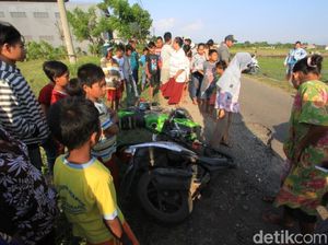 Dua Motor Bertabrakan Hindari Jalan Berlubang, Satu Tewas