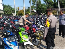 Ratusan Motor Diamankan Saat Aksi Balap Liar di Nganjuk