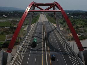 Bobotnya 2.400 Ton, Jembatan Ini Cetak Sejarah Baru di RI Bobotnya 2.400 Ton, Jembatan Ini Cetak Sejarah Baru di RI
