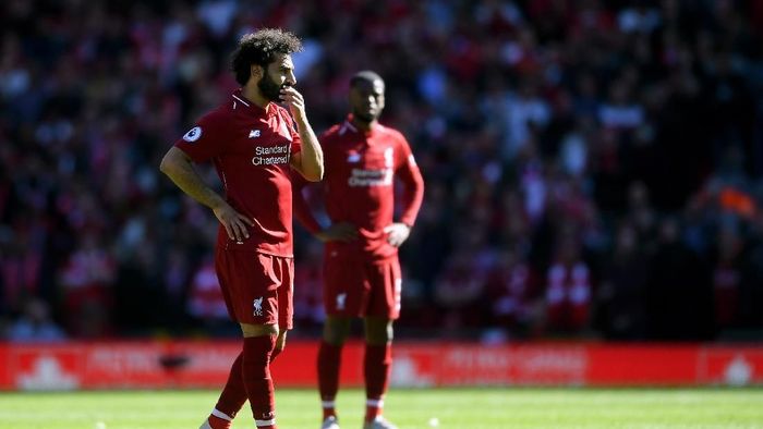 Liverpool gagal juara Liga Inggris meski mengumpulkan 97 poin. (Foto: Laurence Griffiths/Getty Images) Liverpool gagal juara Liga Inggris meski mengumpulkan 97 poin. (Foto: Laurence Griffiths/Getty Images)
