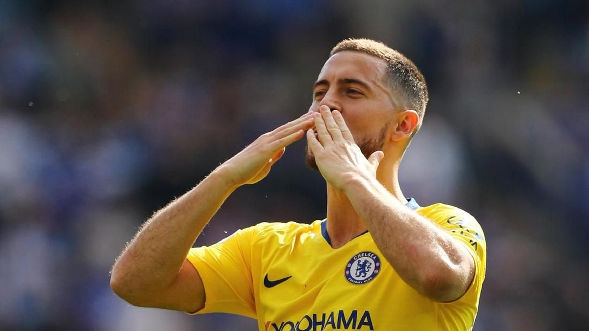 Eden Hazard sudah memutuskan soal masa depannya di Chelsea (REUTERS/Eddie Keogh)