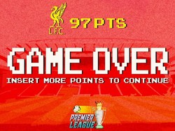 Liverpool punya 97 poin dan cuma kalah satu kali sepanjang Liga Inggris musim. (Foto: Instagram)