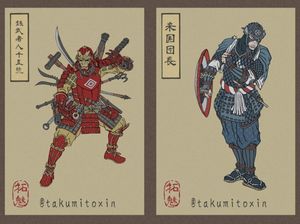 Saat Para Avengers Dibuat Dalam Teknik Jepang Ukiyo-e Saat Para Avengers Dibuat Dalam Teknik Jepang Ukiyo-e