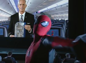 Video Demo Keselamatan Pesawat Keren, Modelnya Spider-Man