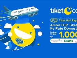 tiket.com Bagi-bagi THR, Ada Diskon Tiket Pesawat untuk Mudik!