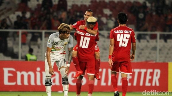 Persija Tutup Petualangan di Piala AFC dengan Setengah Lusin Gol