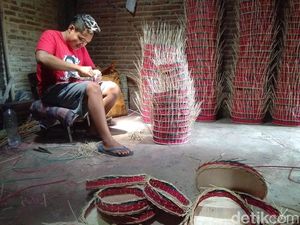 Hadapi Lebaran, Pesanan Parsel Rotan di Jepara Naik 2 Kali Lipat
