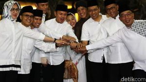 Satukan Tangan, 8 Kepala Daerah Plus AHY-Yenny Sepakat Jaga Kedamaian
