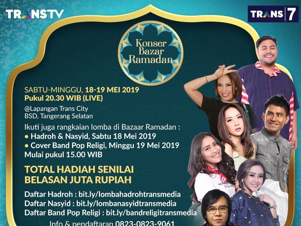 Weekend Ini, BCL hingga Slank Ramaikan Konser Bazar Ramadan Weekend Ini, BCL hingga Slank Ramaikan Konser Bazar Ramadan
