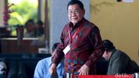 Gaya Wakil Bupati Mesuji Saat Diperiksa KPK