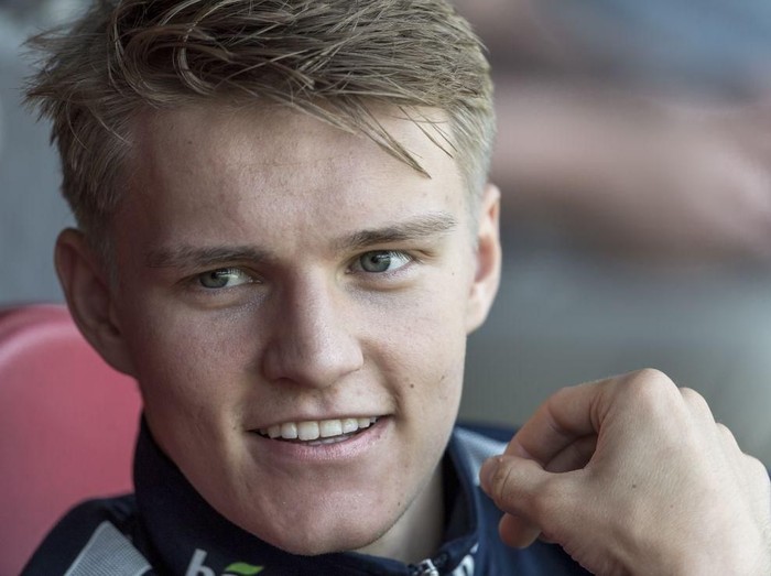 OSLO, NORWAY - MAY 29: Martin Odegaard of Norway observe training session before Iceland v Norway at Ullevaal Stadion on May 29, 2018 in Oslo, Norway. (Photo by Trond Tandberg/Getty Images)