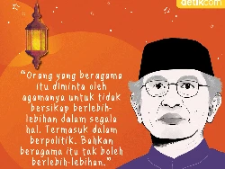 Mutiara Ramadhan Gus Mus: Jangan Berlebihan