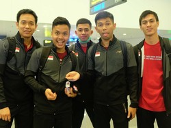 Tim Piala Sudirman Indonesia Sudah Tiba di China