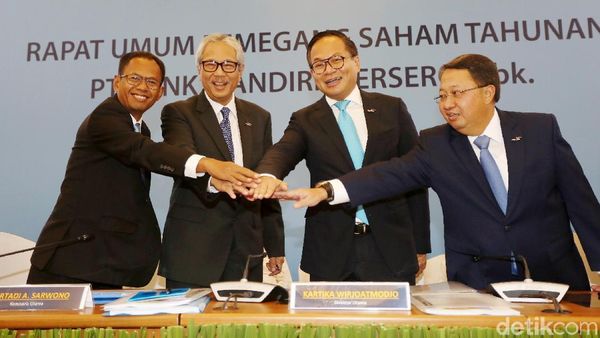Bank Mandiri Bagikan Dividen Rp 11,2 Triliun