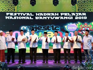 Pelajar dan Santri dari 20 Kota Meriahkan Festival Hadrah Banyuwangi