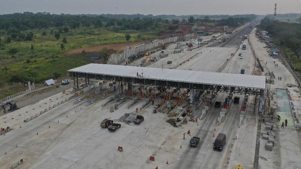 Penampakan Terkini Pembangunan Gerbang Tol Cikampek Utama