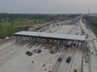 Penampakan Terkini Pembangunan Gerbang Tol Cikampek Utama