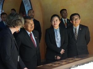 Wapres JK Kunjungi Kantor UNHCR dan Museum Olimpiade